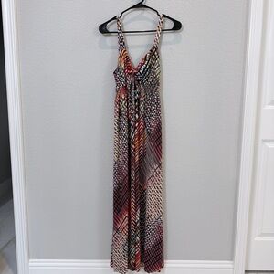 Neesha Multi-Colored Mixed Plaid Dress